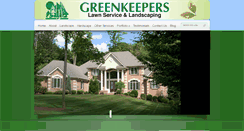 Desktop Screenshot of greenkeepersinc.com